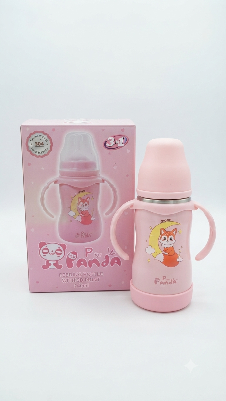 P for Panda" Feeding Bottle