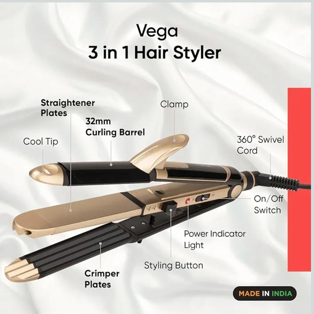 Vega 3 in 1 Hair Styler for Women
