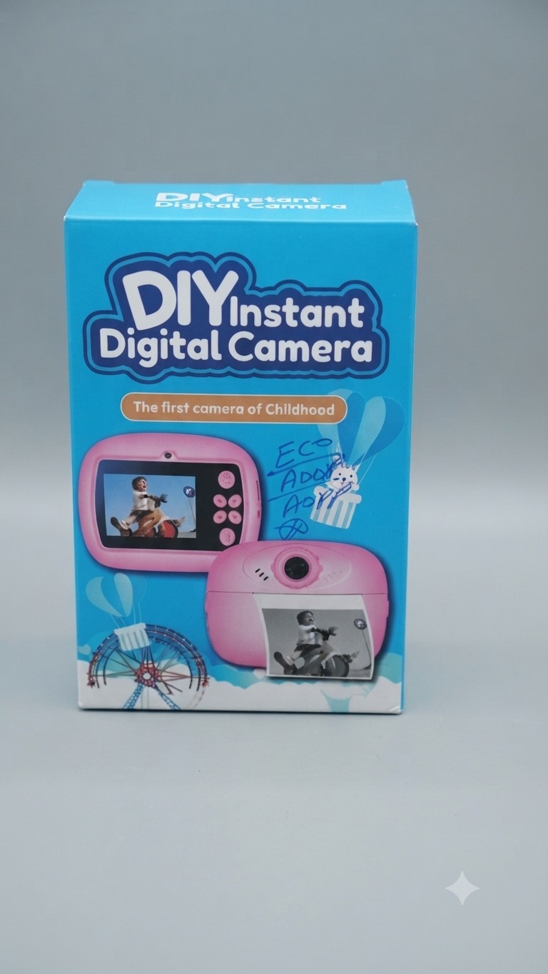 DIY Instant Digital Camera (Children's Instant Print Camera)