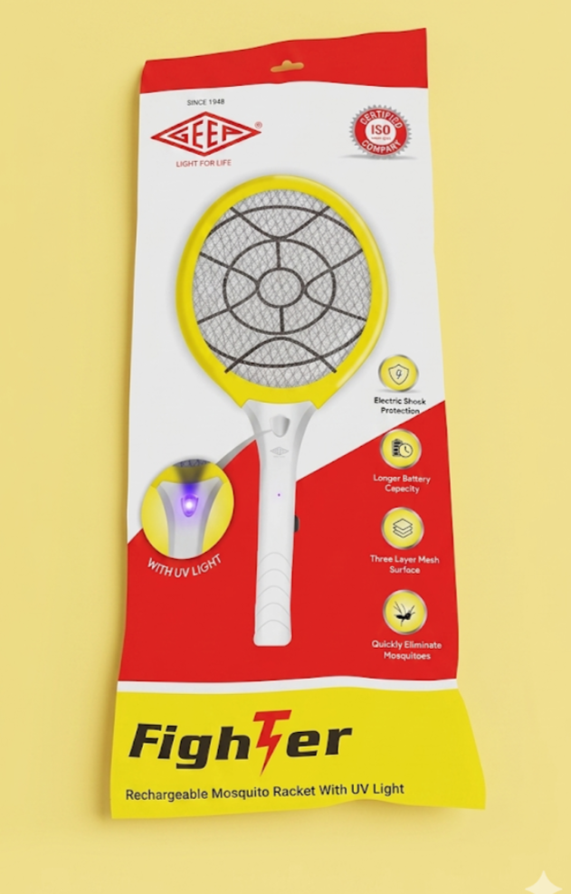 GEEP Fighter Rechargeable Mosquito Racket
