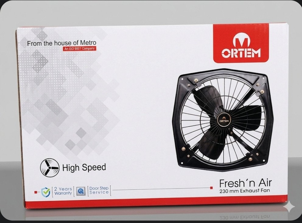 ORTEM Fresh’n Air 230 mm Exhaust Fan
