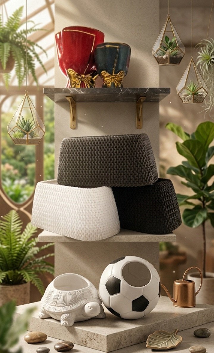 The Artisan Garden Multi-Style Planter Collection
