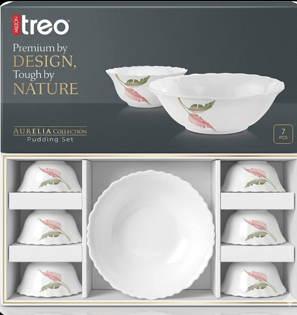 Milton Treo Aurelia Collection 7-Piece Pudding Set