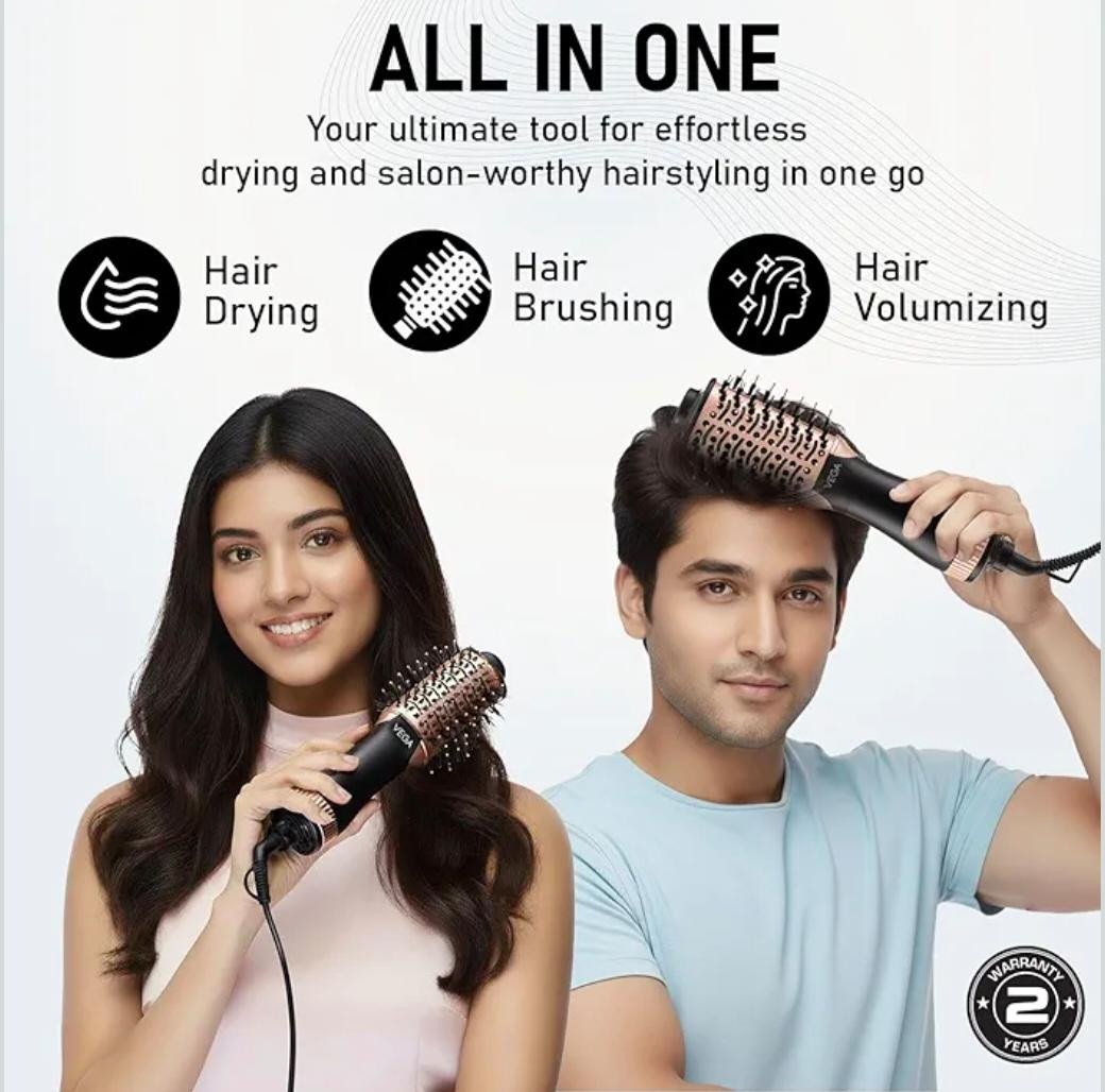 VEGA Litstyle L3 Volumizer Hair Blow Dryer Brush