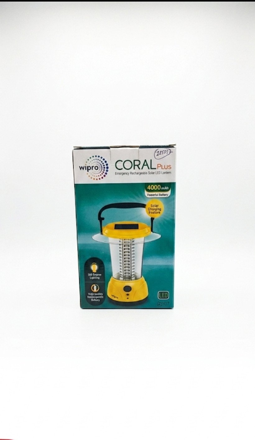 Wipro Coral Plus Emergency Rechargeable Solar LED Lantern