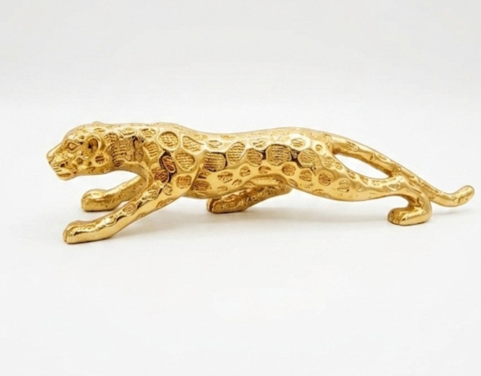 golden leopard figurine