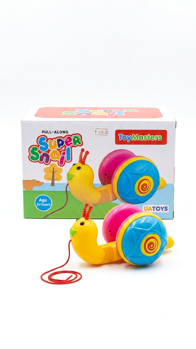 Super Snail" pull-along toy