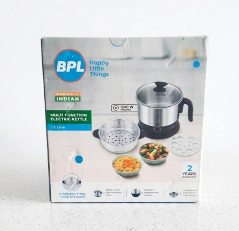 BPL Multi-Function Electric Kettle & Steamer (1.2L)