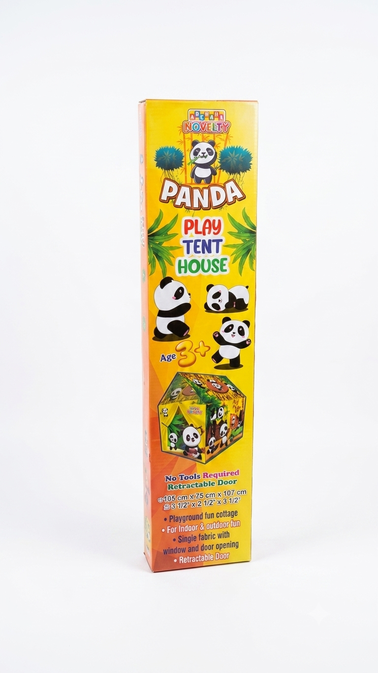 Archana Novelty Panda Theme Kids' Pop-Up Play Tent House