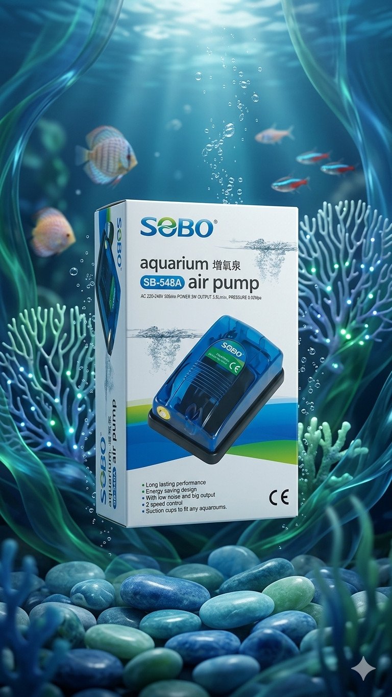 Sebo SB-548A Translucent Blue Series Air Pump
