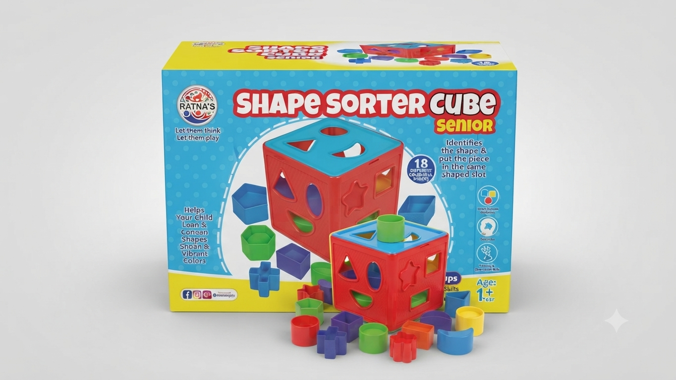 Shape Sorter Cube Senior (Ratna's) game