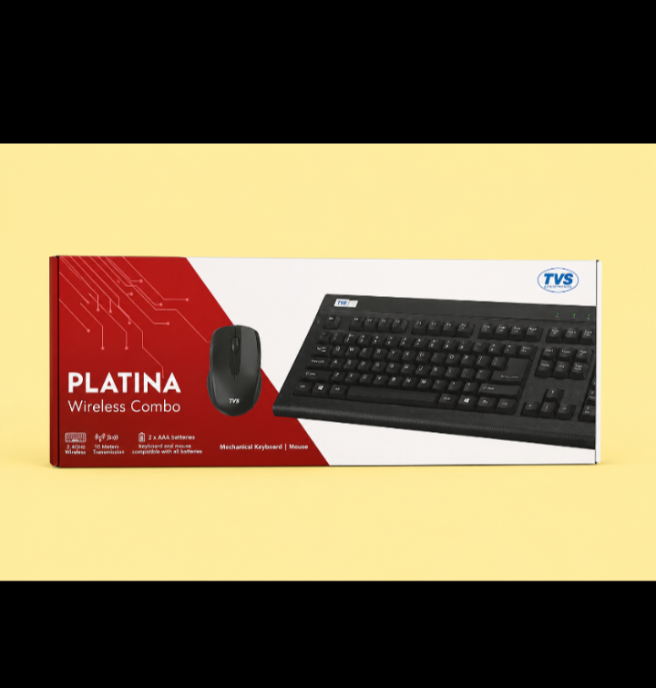 TVS Platina Wireless Combo Keyboard & Mouse