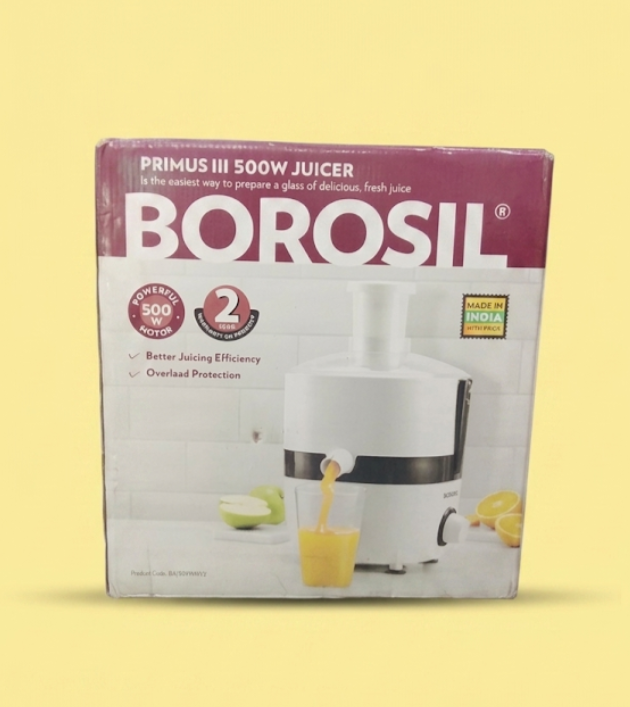 Borosil Primus III 500W Juicer