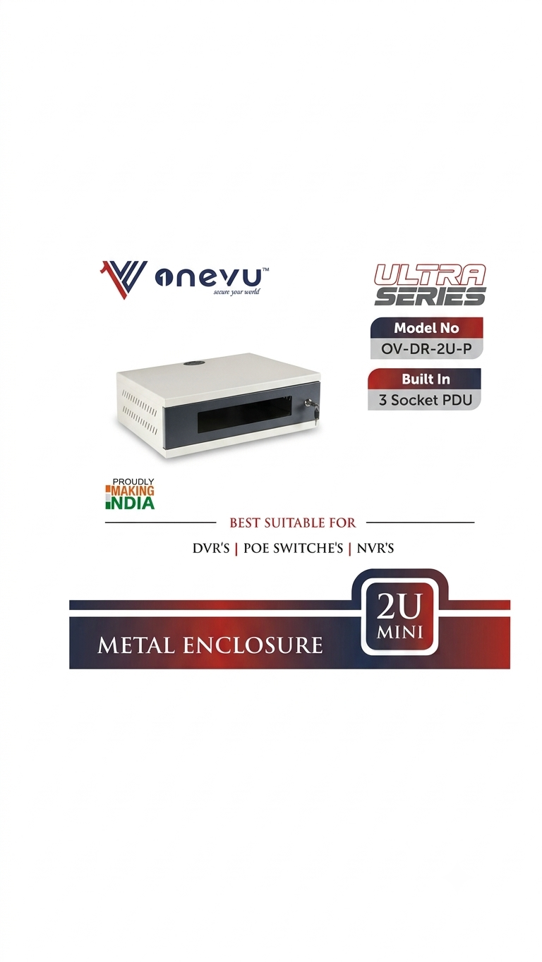 Onevu Ultra Series 2U Mini Metal Enclosure