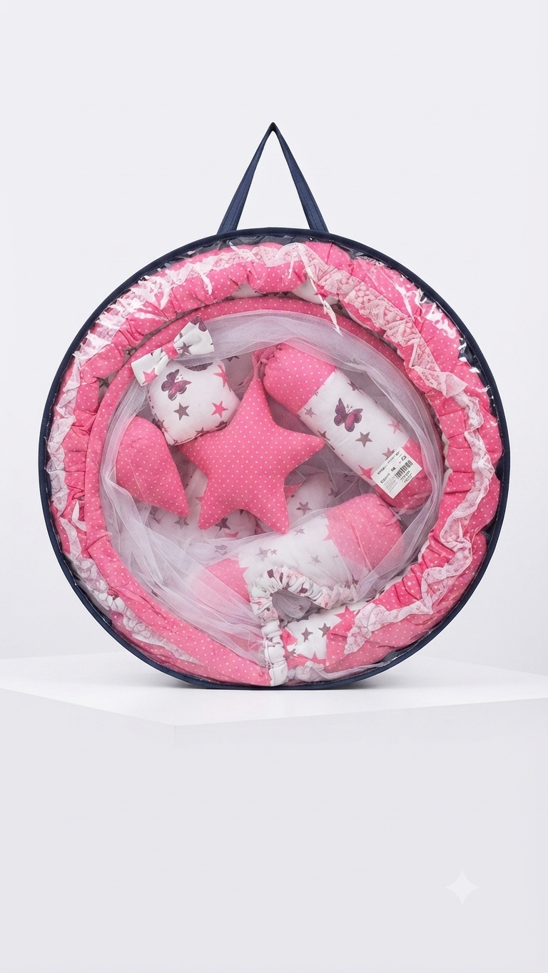 Portable Baby Bedding Set in Carrying Case