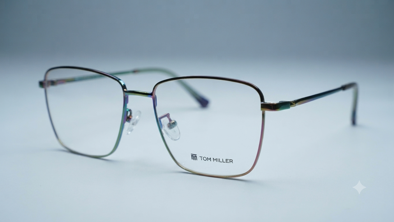 Tom Miller Iridescent Multicolored Optical Frames