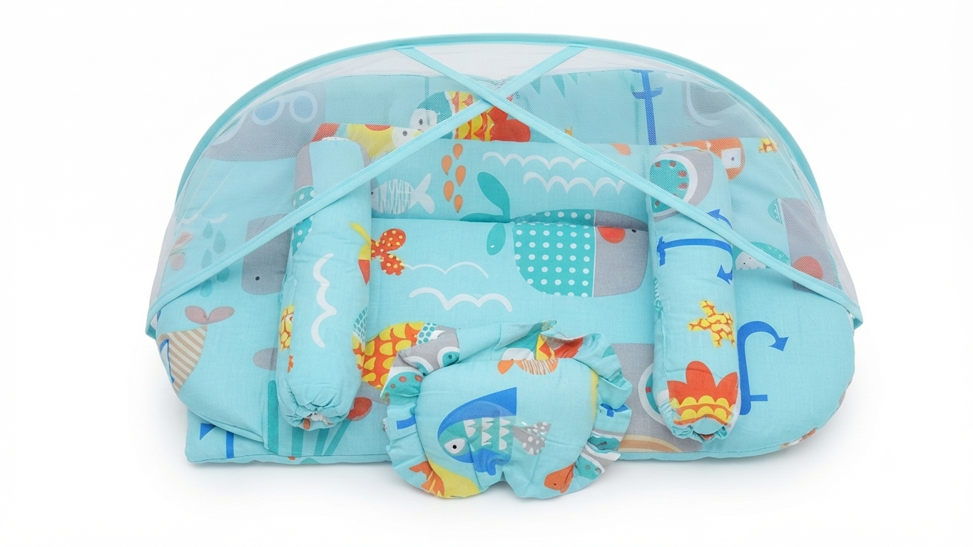 Baby Bedding Set with Mosquito Net