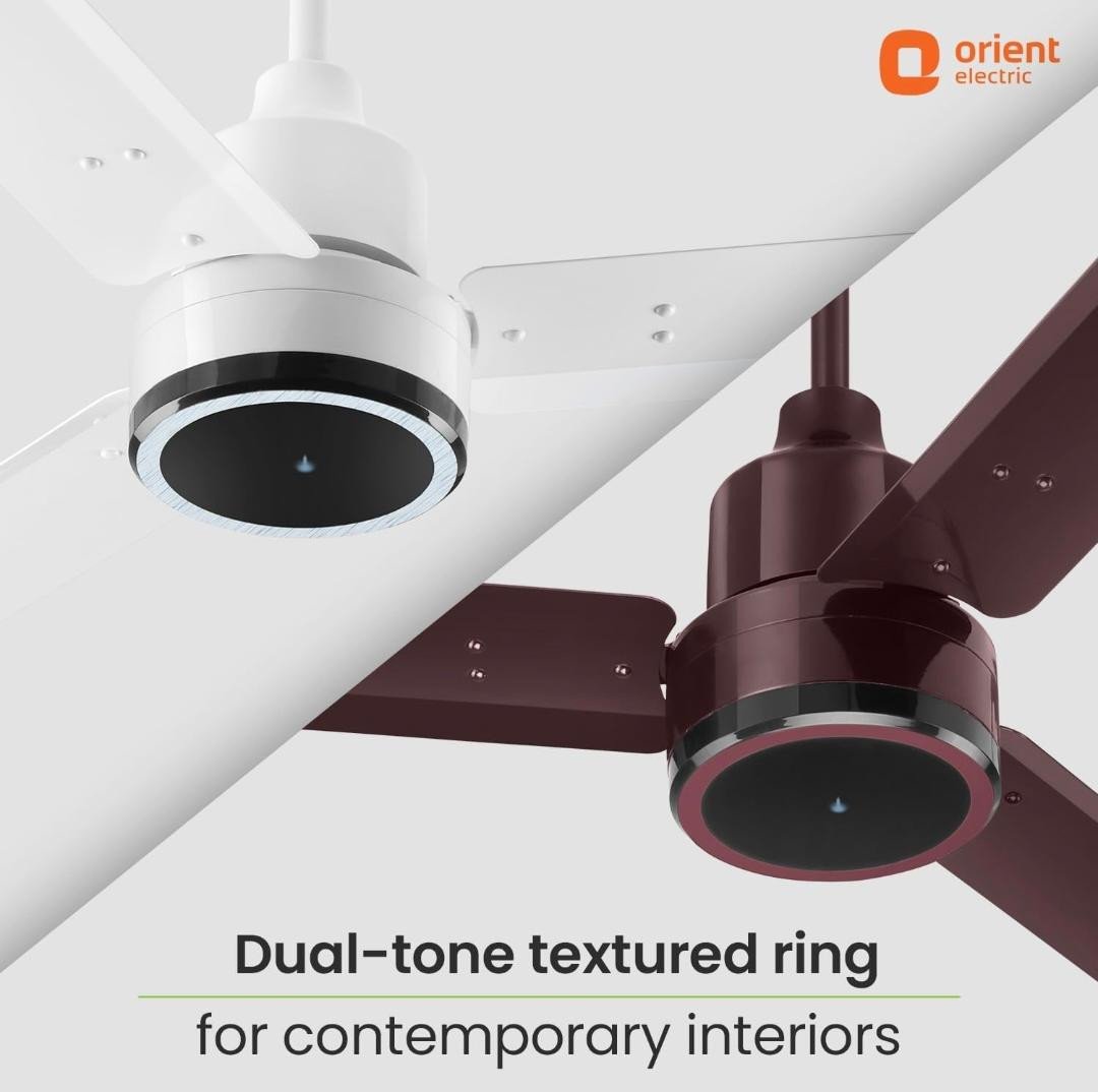 Orient Electric 1200 mm Zeno BLDC | BLDC energy saving ceiling fan with Remote