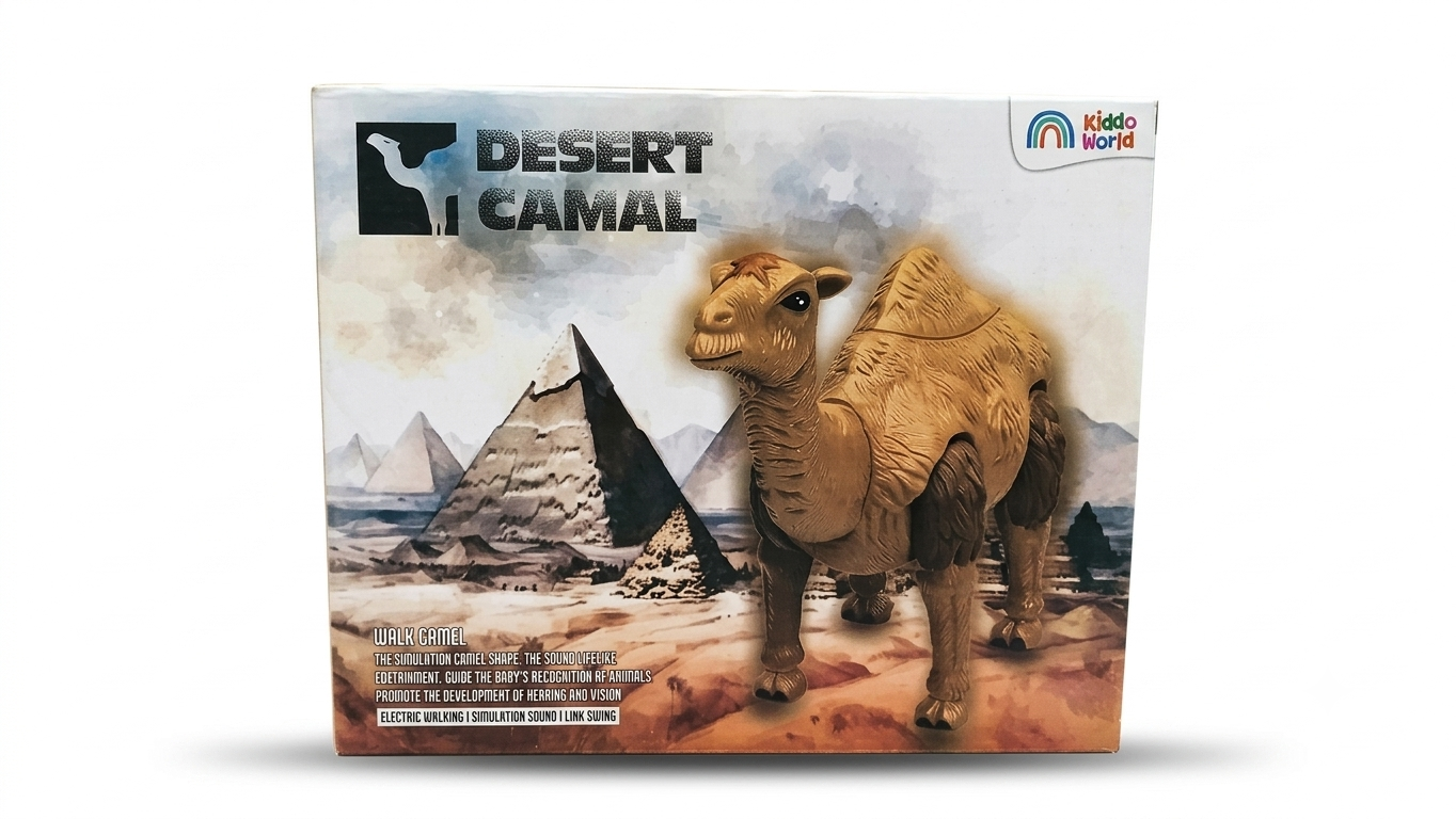 Kiddo World "DESERT CAMAL" (Walk Camel) toy