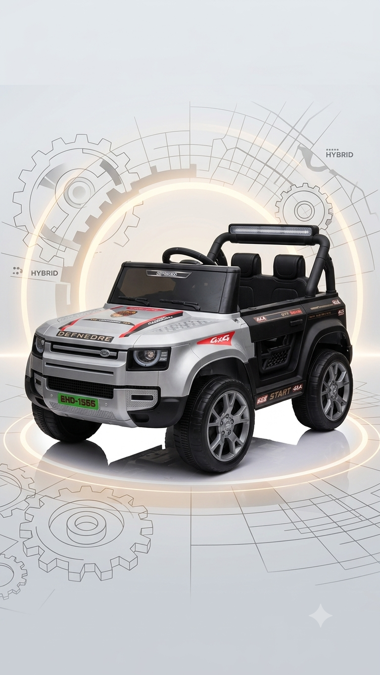 DEFENDER 4x4 Off-Road Kids Battery Operated Electric Ride-On SUV