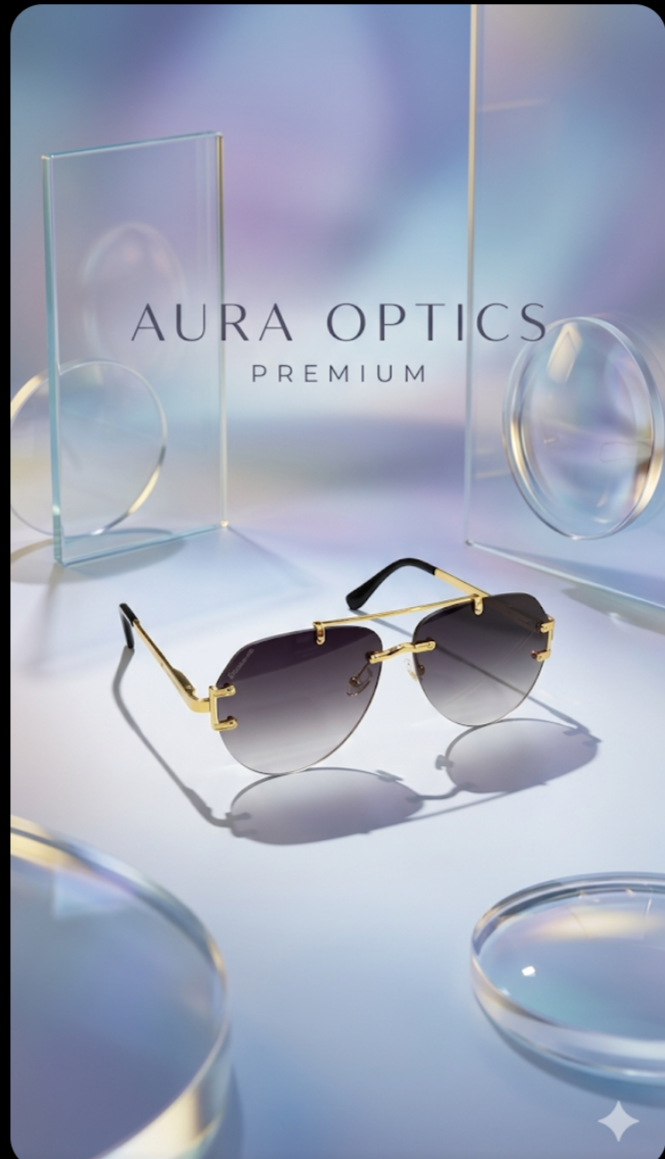 Aero-Lux Rimless Aviators