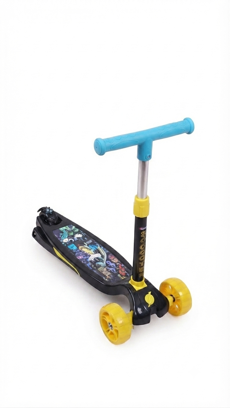 three-wheel children's kick scooter