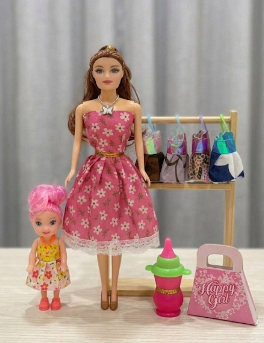 Happy Girl Deluxe Doll Set