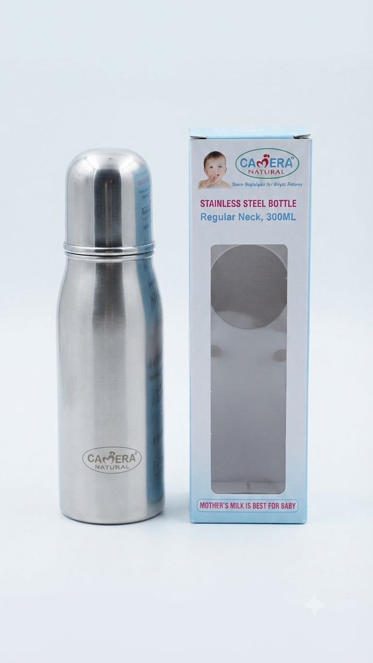 Camera Natural Stainless Steel Bottle