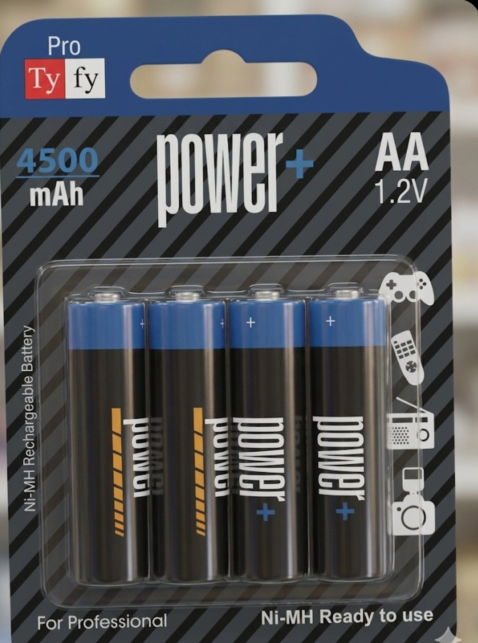 Tyfy Power+ AA Rechargeable Batteries