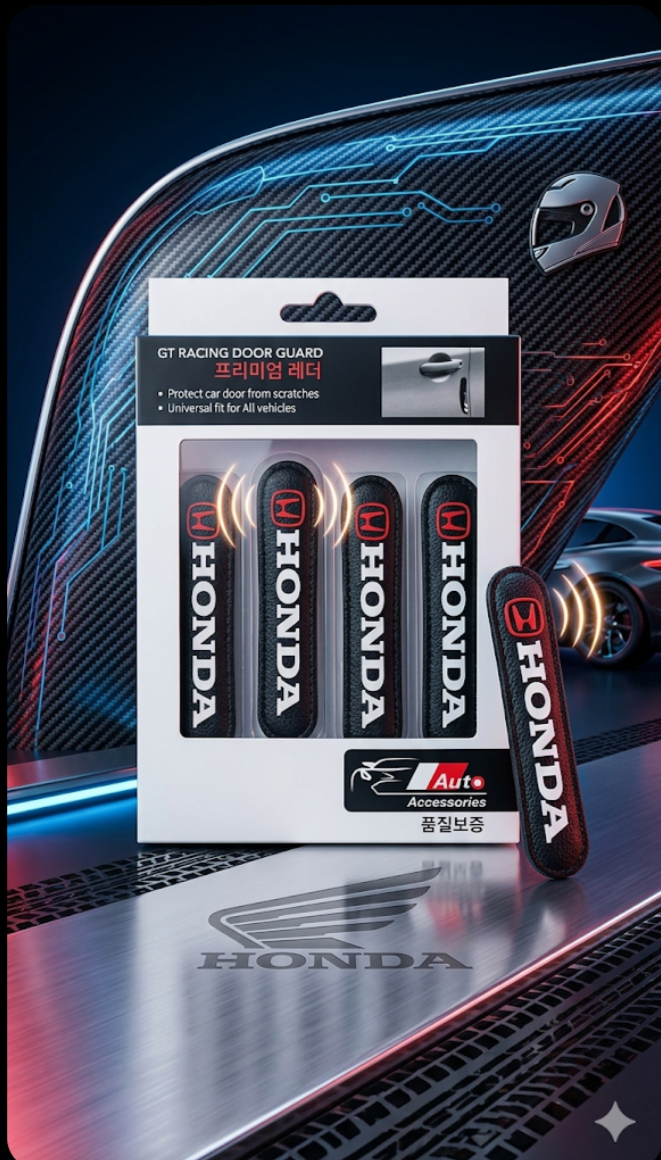 GT Racing Leather Door Guard for Honda