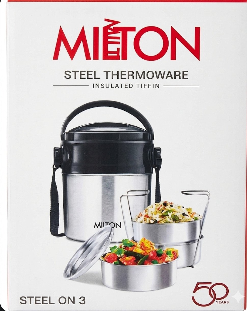 Steel Thermoware Insulated Tiffin