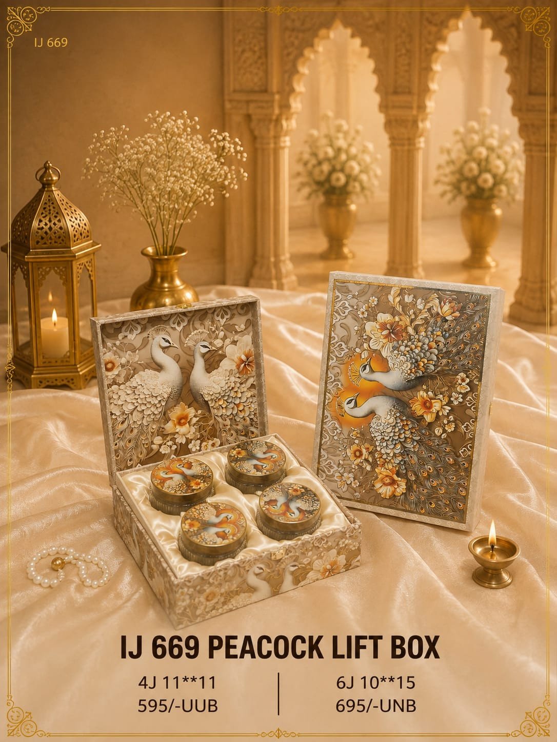 IJ 669 Peacock Lift Box