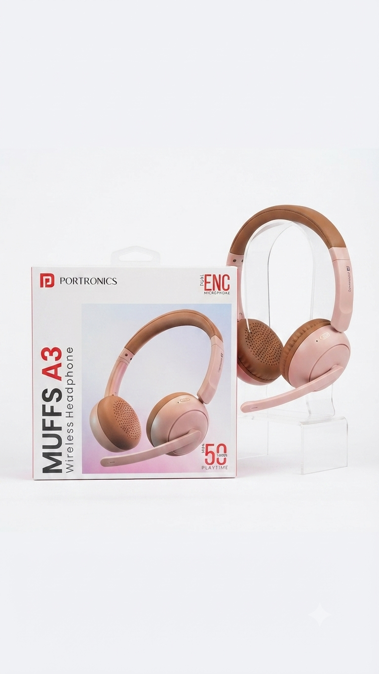 Portronics Muffs A3 Wireless Headphone