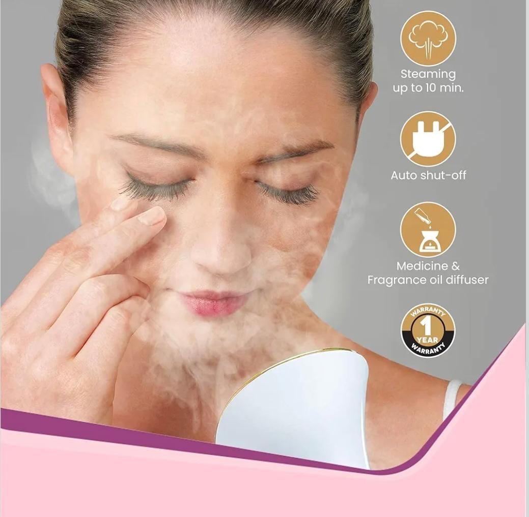 AGARO Facial Steamer With Nano Ionic HotSteaming Technology