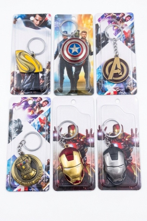 Superhero Themed Collectible Keychains
