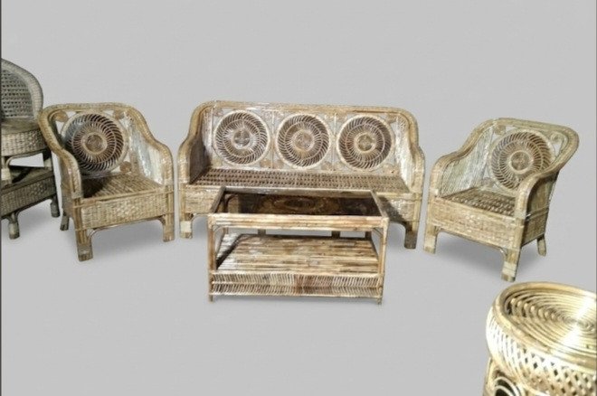 The Spiral Harmony Rattan Living Suite
