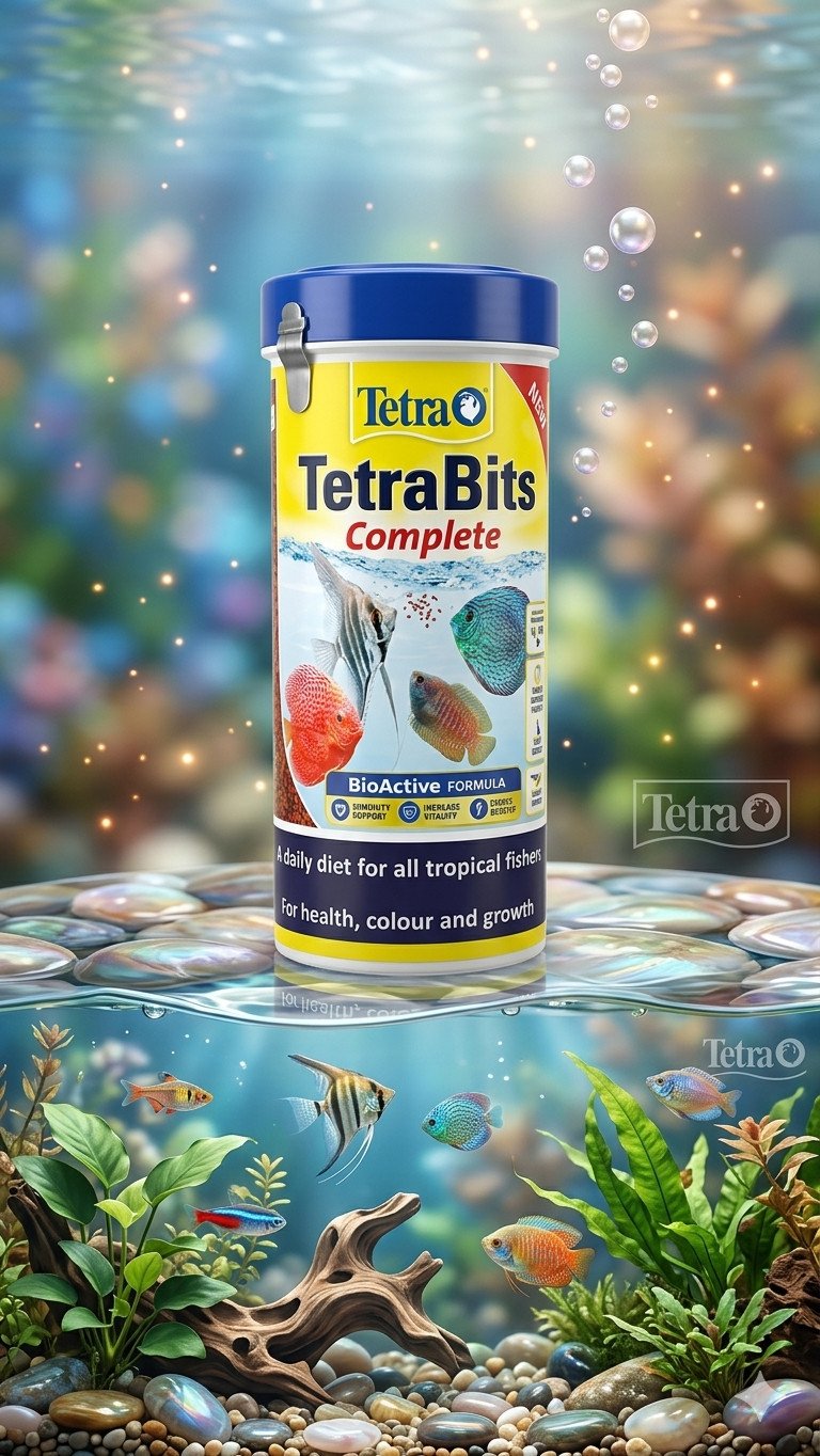 TetraBits Complete BioActive Tropical Fish Diet