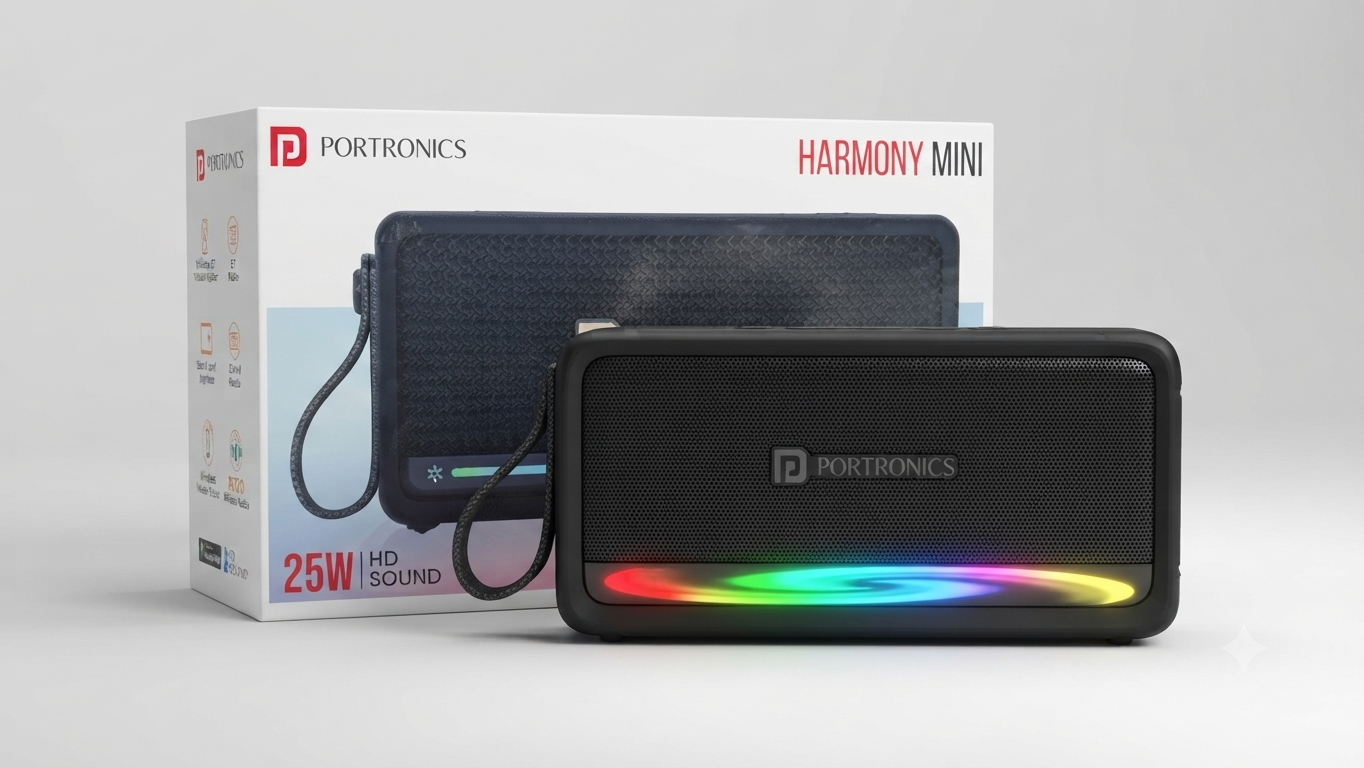 Portronics Harmony Mini 25W HD Portable Bluetooth Speaker