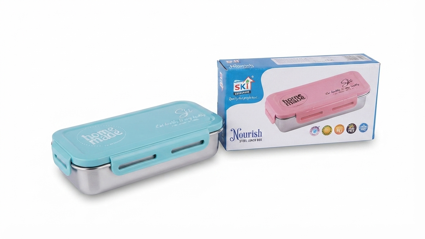 Nourish Steel Lunch Box by SKI Homeware