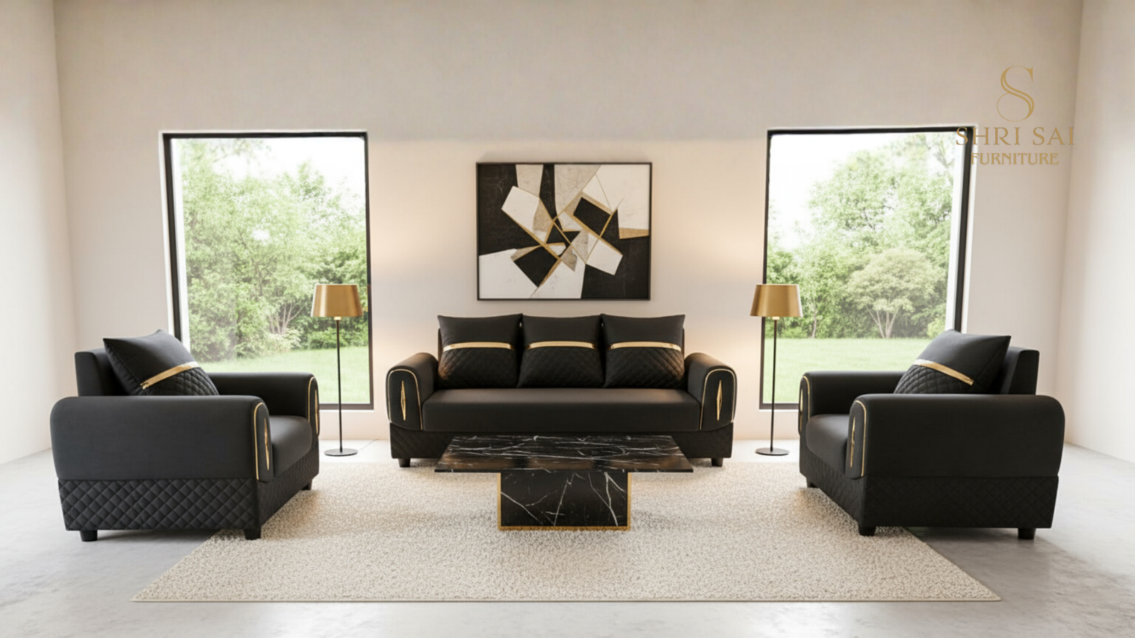 The Onyx Imperia Luxury Sofa Set