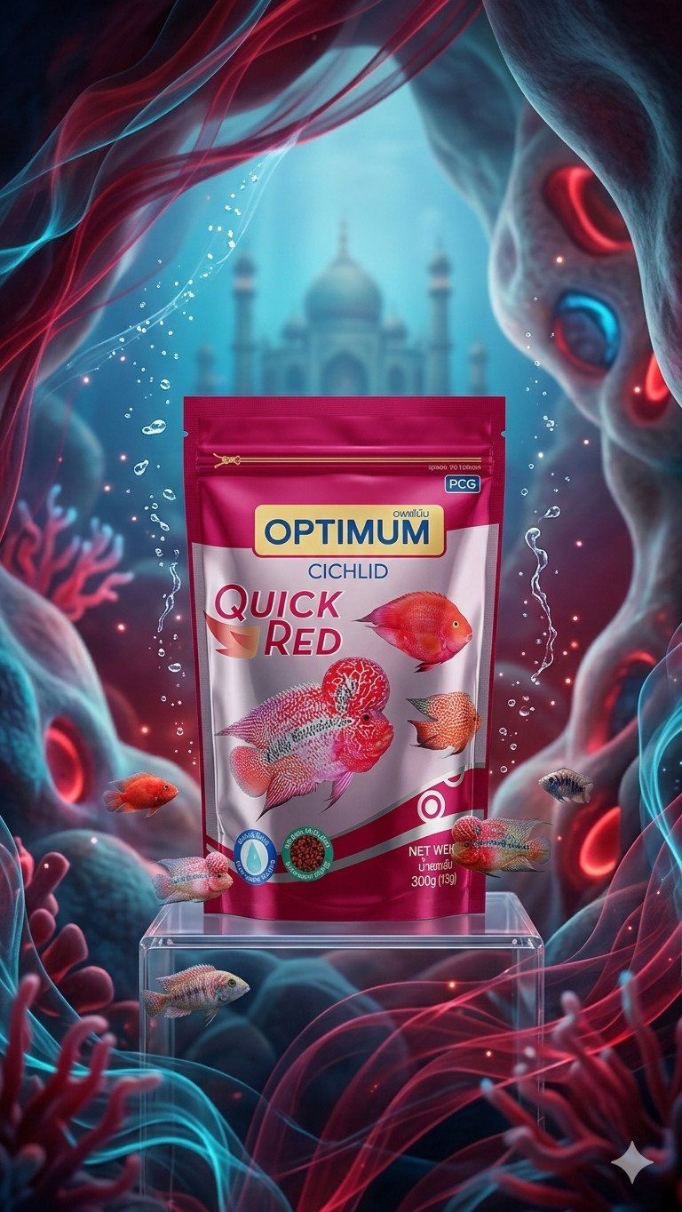 Optimum Cichlid Quick Red Color-Enhancing Diet