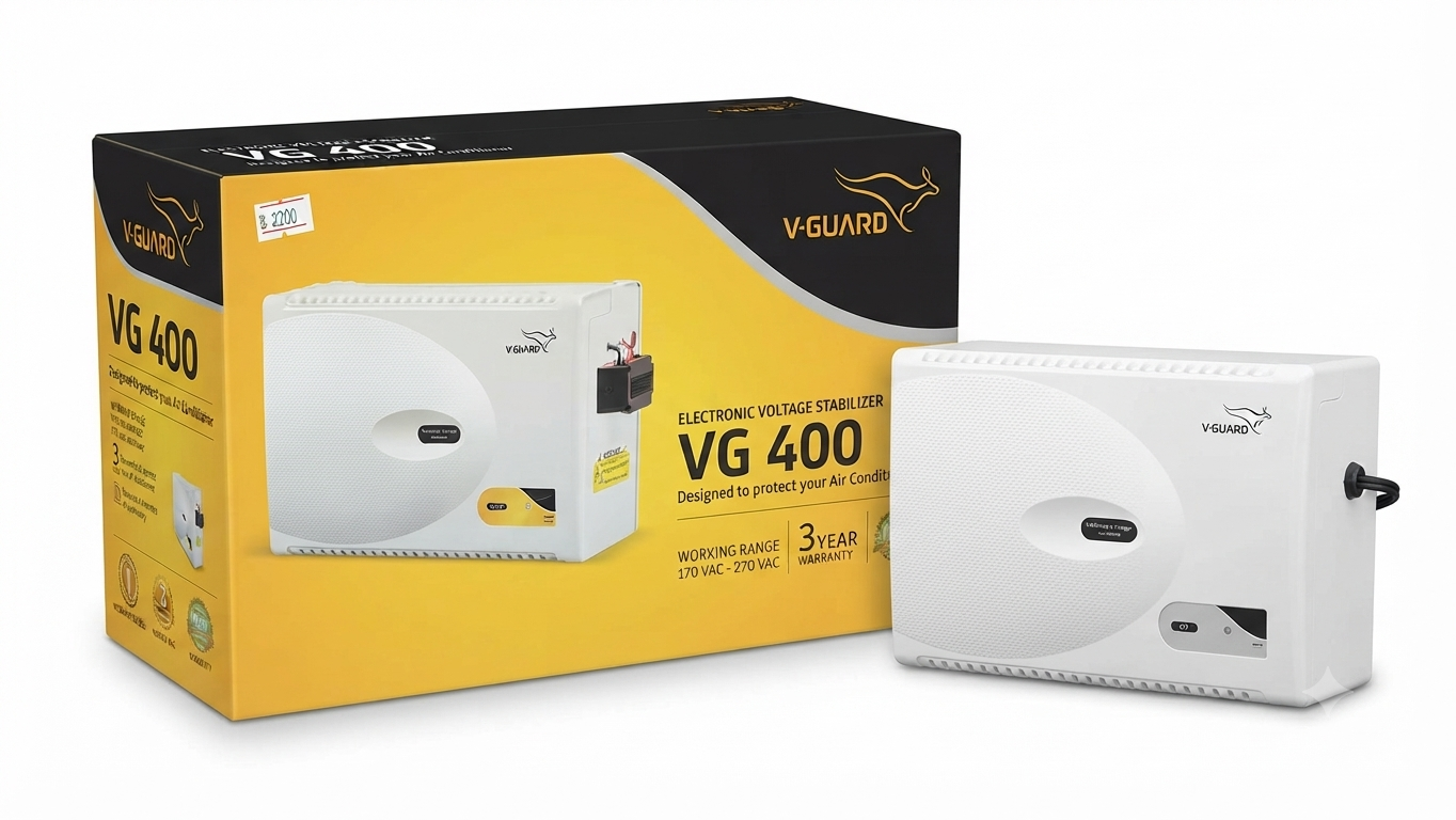 V-Guard VG 400 Electronic Voltage Stabilizer
