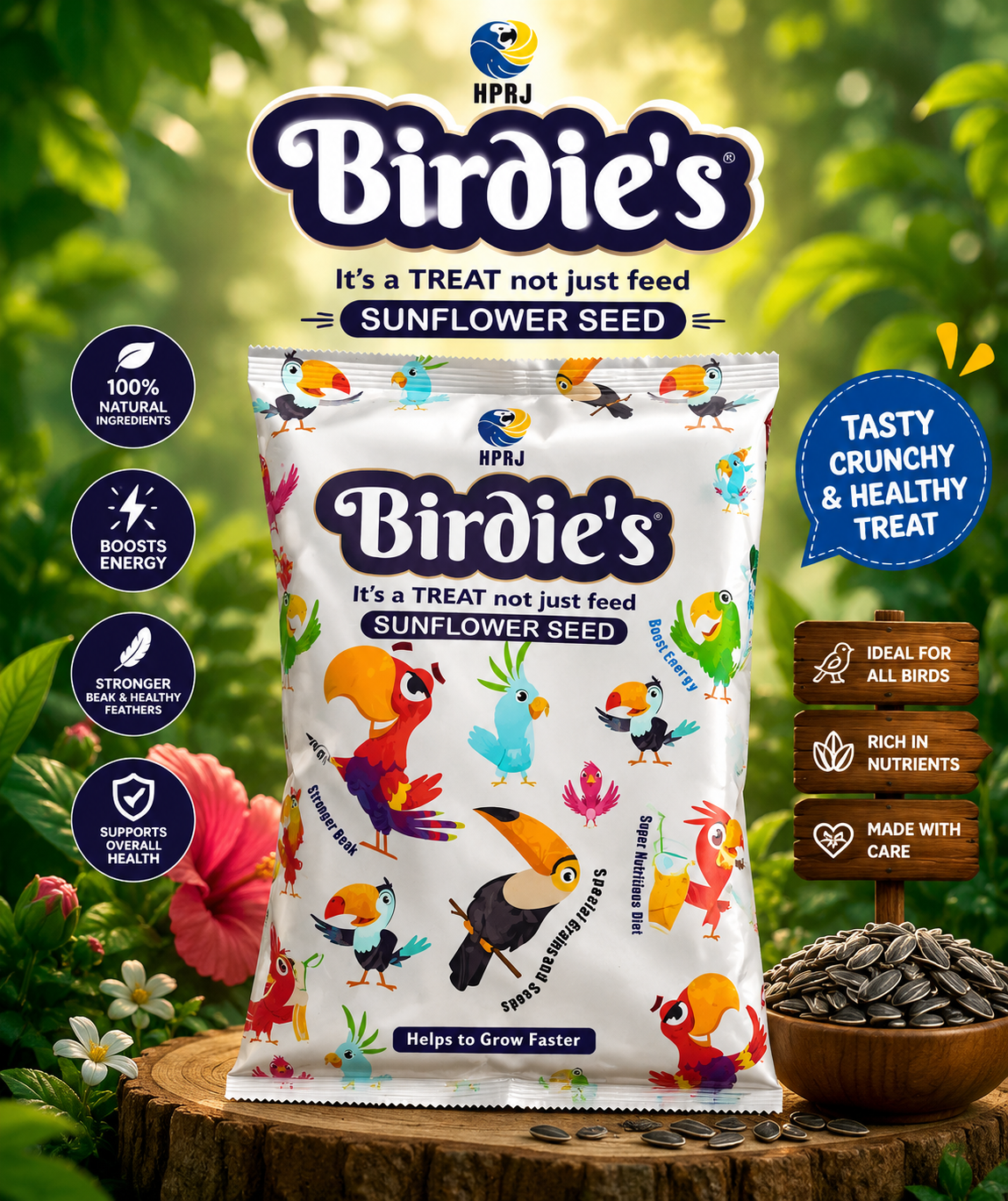 Birdie’s Premium Sunflower Seed Treat