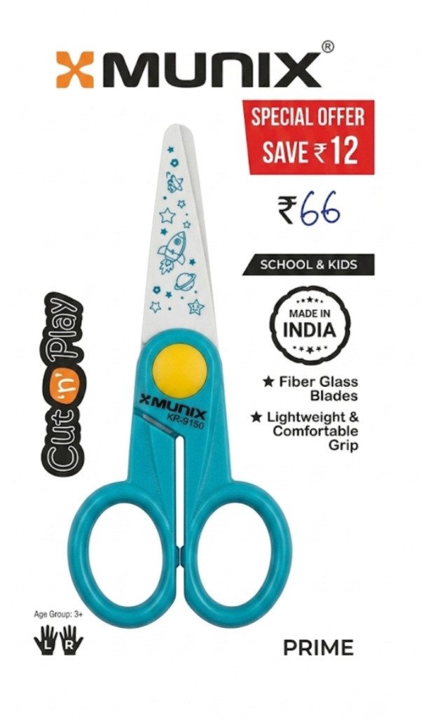 Munix Cut 'n' Play Prime Scissors (Model KR-9150)