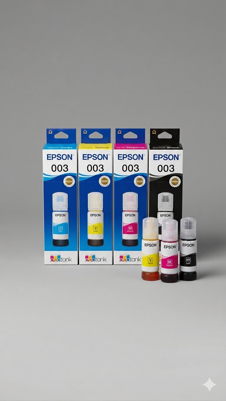 Epson 003 Ecotank ink bottles