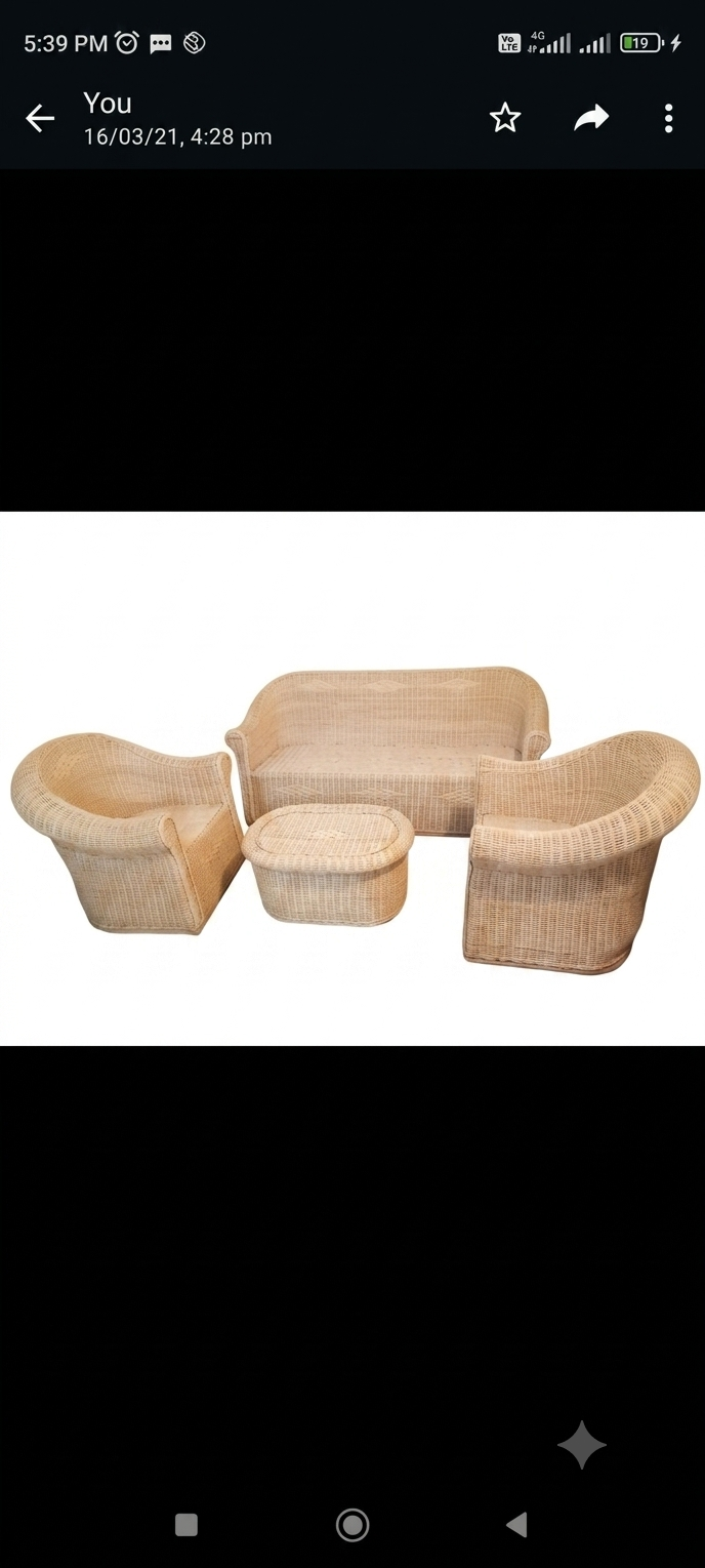 Full-Woven Wicker Lounge Set