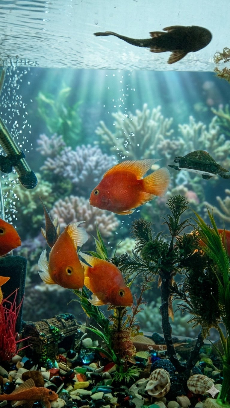 Blood Parrot Cichlids