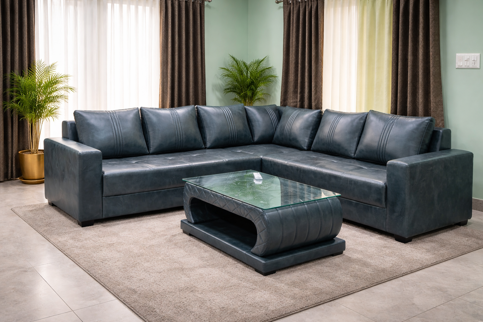 VANDANA L CORNER SOFA