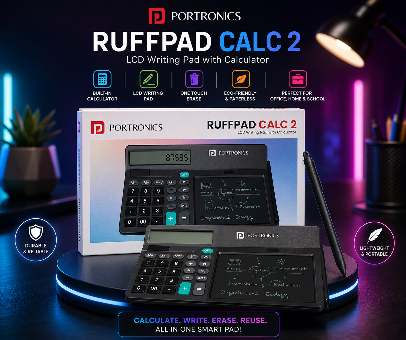 Portronics Ruffpad Calc 2