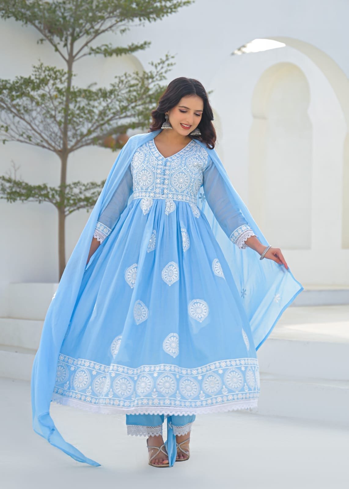 Pure Mull Cotton Dress